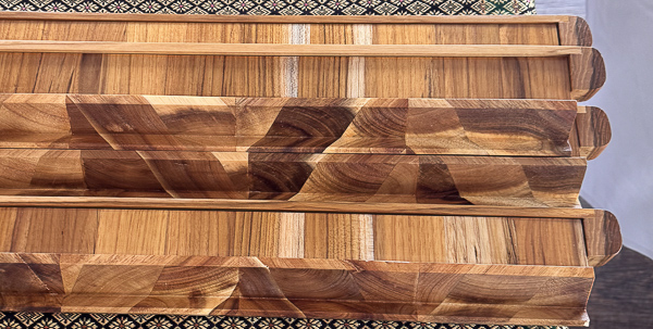 Artisan end grain rack